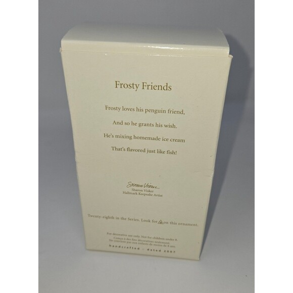 Hallmark Frosty Friends 17 Christmas Ornaments Mostly New in Box 1982-2007 - Picture 13 of 16